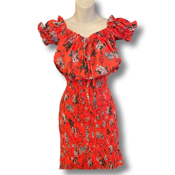 Floral Off Shoulder Summer Dress - Picture 1 of 2